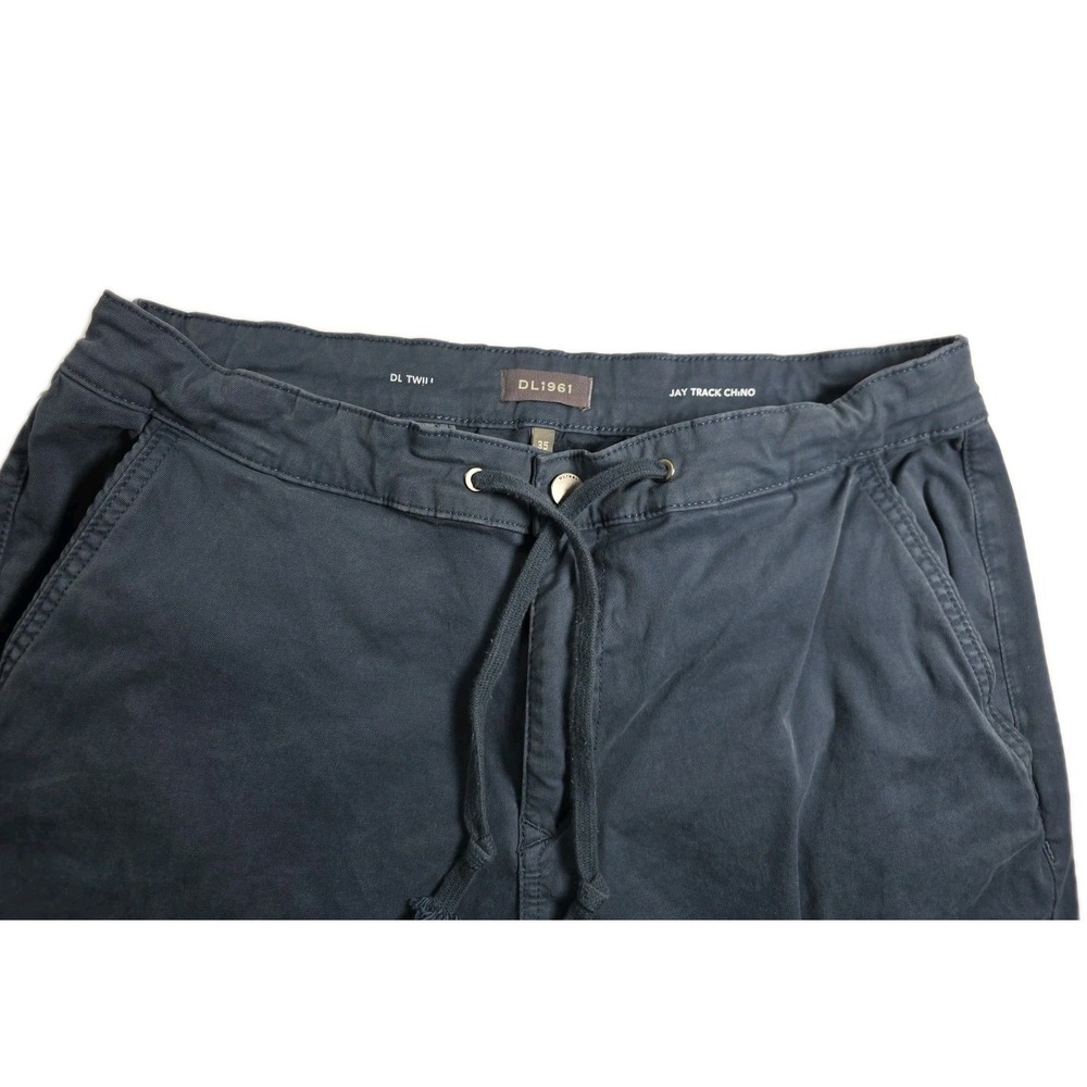 DL1961 Twill Jay Track‎ Chino Pants Blue Sz 35